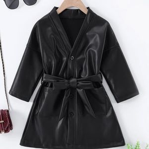 Girls leather jacket 4-5 years